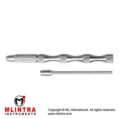Handle for Dermal Punch Stainless Steel, 8 cm - 3 1/4" Handle for Dermal Punch Stainless Steel, 8 cm - 3 1/4"